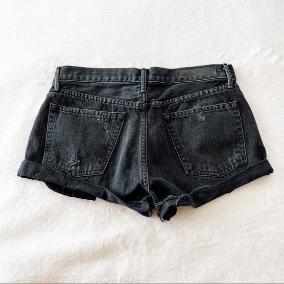GRLFRND Adriana Slouchy Distressed Shorts in I Just Fall in Love Again - Picture 5 of 12
